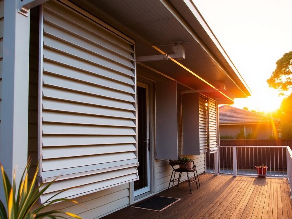 Zip screens on an alfresco area