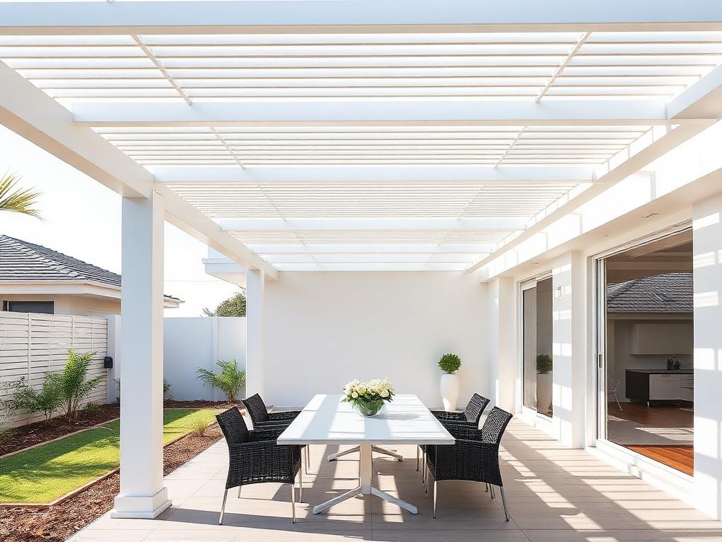 Aluminium Louvred Pergola